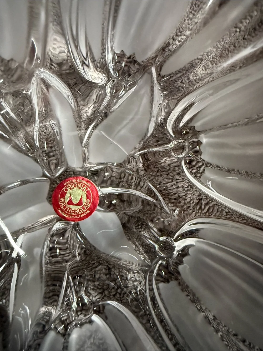 Crystal Clear Decorative Glass Bowl - Clear